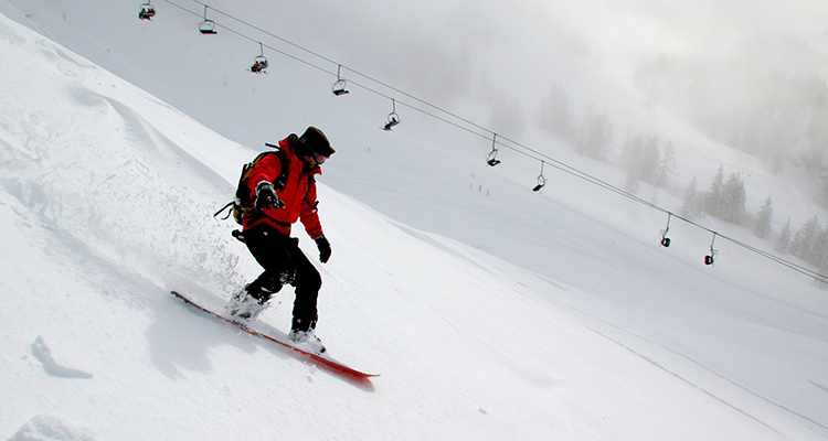 Intercambio con un centro de deportes de invierno - Snowboarding