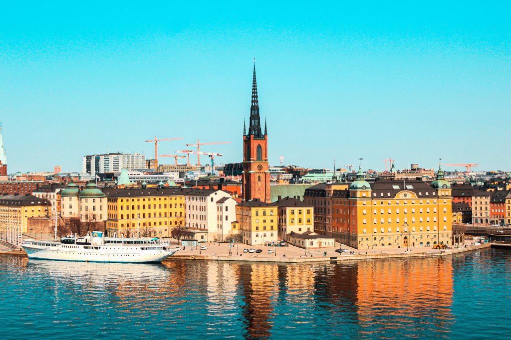 la ciudad de Estocolmo, destino de intercambio