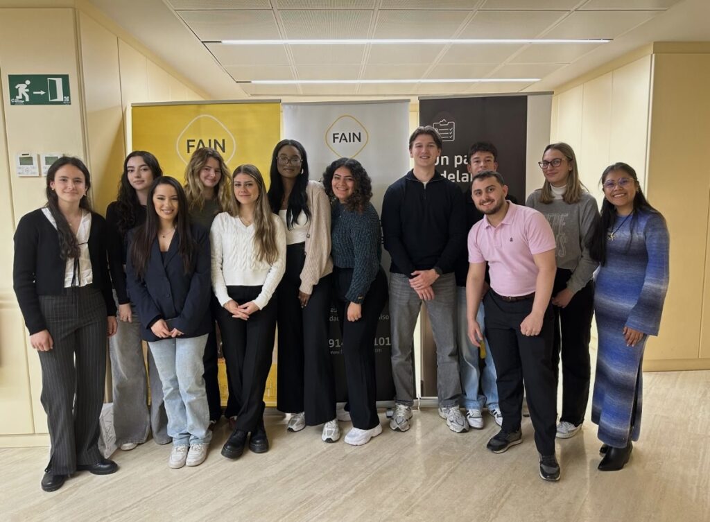 experiencia de prácticas en español En FAIN